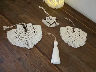 Macrame Arazzo parete Boho Tapiz de pared macramé 