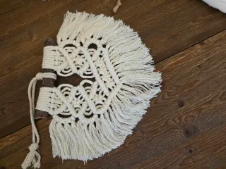 Macrame Arazzo parete Boho Tapiz de pared macramé 
