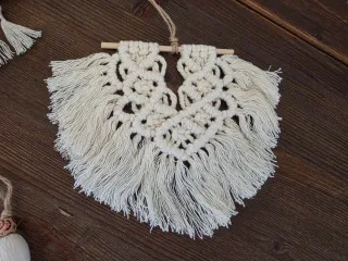 Macrame Arazzo parete Boho Tapiz de pared macramé 