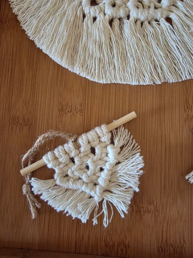 Macrame Arazzo parete Boho Tapiz de pared macramé