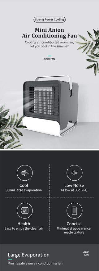 Mini Ar Condicionado / Ventilador e Purificador ar
