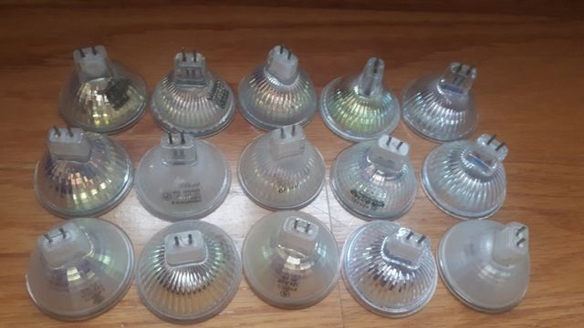 lote 15 lamparas dicroicas