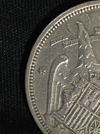 1957 5 pesetas star *58