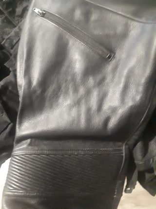 Traje de piel Alpinestar moto de mujer