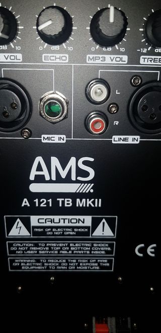 ALTAVOZ PORTÁTIL AMS 121 TB MKII NUEVO