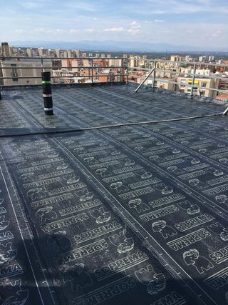 IMPERMEABILIZACION CON  TELA ASFÁLTICAS