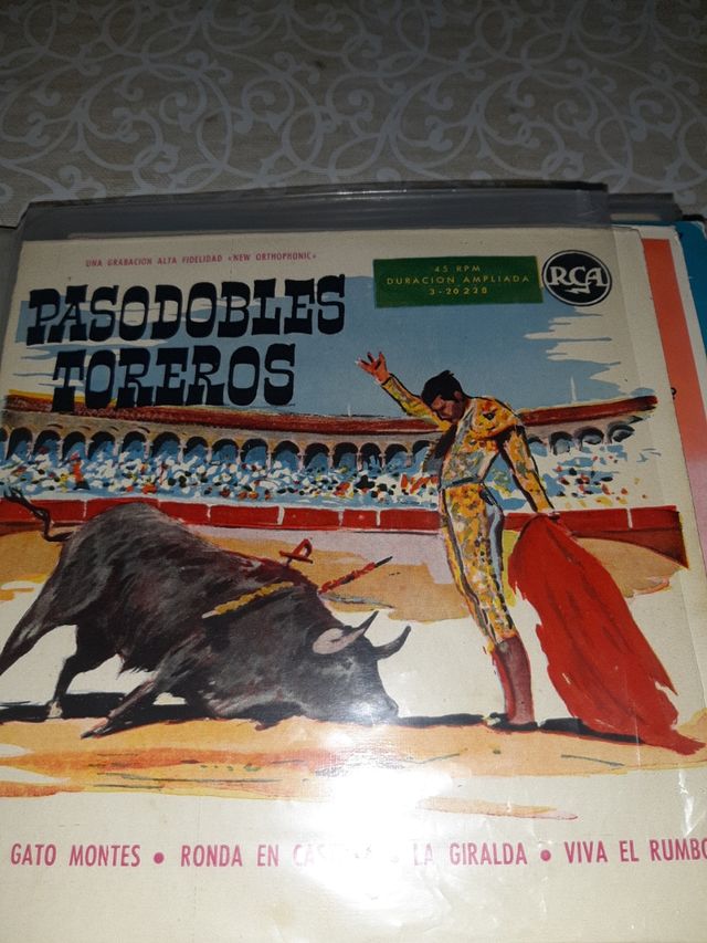 Estuche para vinilos vintage