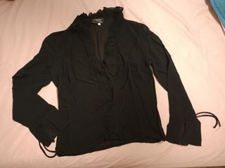 Blusa gasa transparente