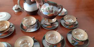 Vajilla japonesa de porcelana vintage
