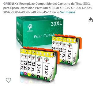 Cartuchos tinta impresora Epson