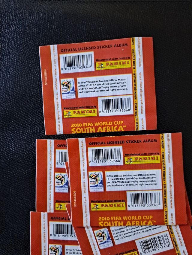 Panini WC 2010, n.10 bustine nuove