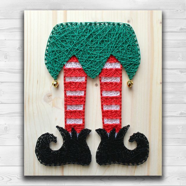 Cuadro hilos y clavos - Hilorama