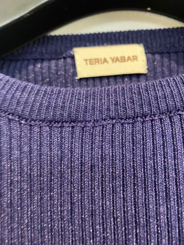 Jersey Teria Yabar azul brillo