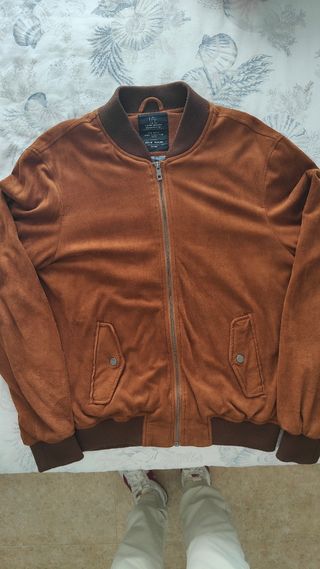 Bomber de piel d melocotón 
