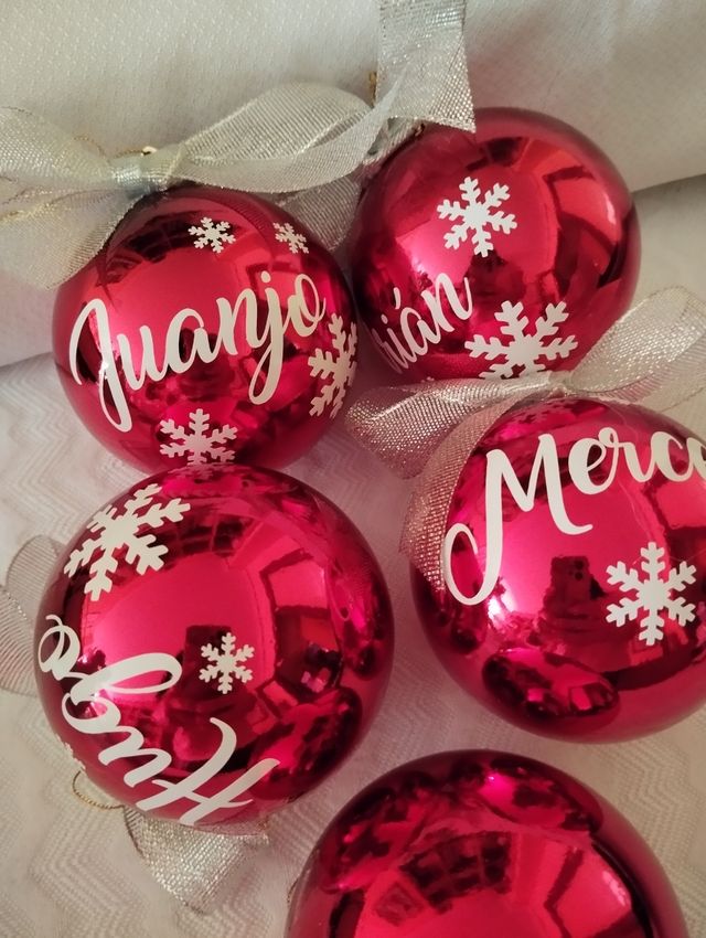 Bolas de navidad personalizadas