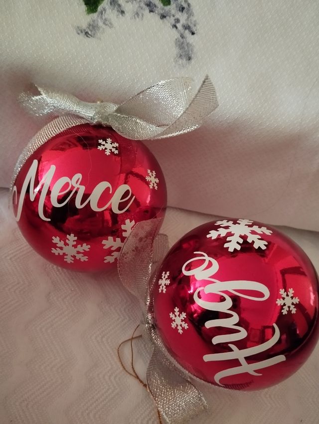 Bolas de navidad personalizadas