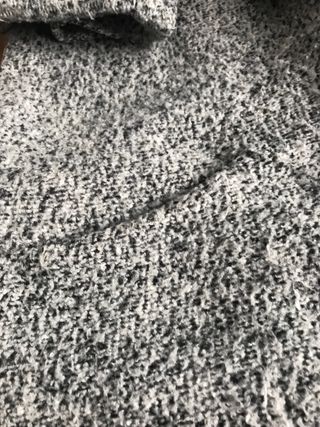 Chaqueta larga. Zara. casa y calle