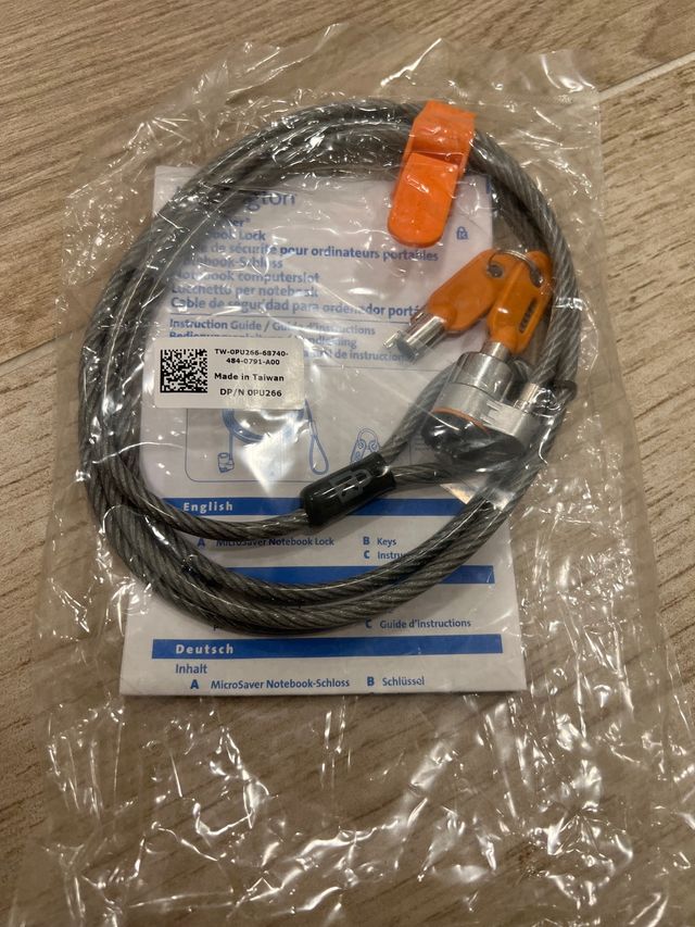 cable seguridad ordenador