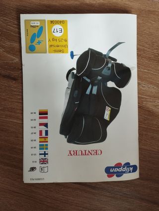 Silla Klippan Century contramarcha
