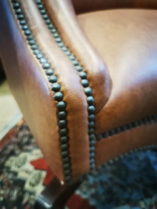 Sillón despacho giratorio. Antiguo