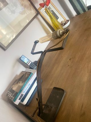 lampara  banco industrial marca Astral años 30