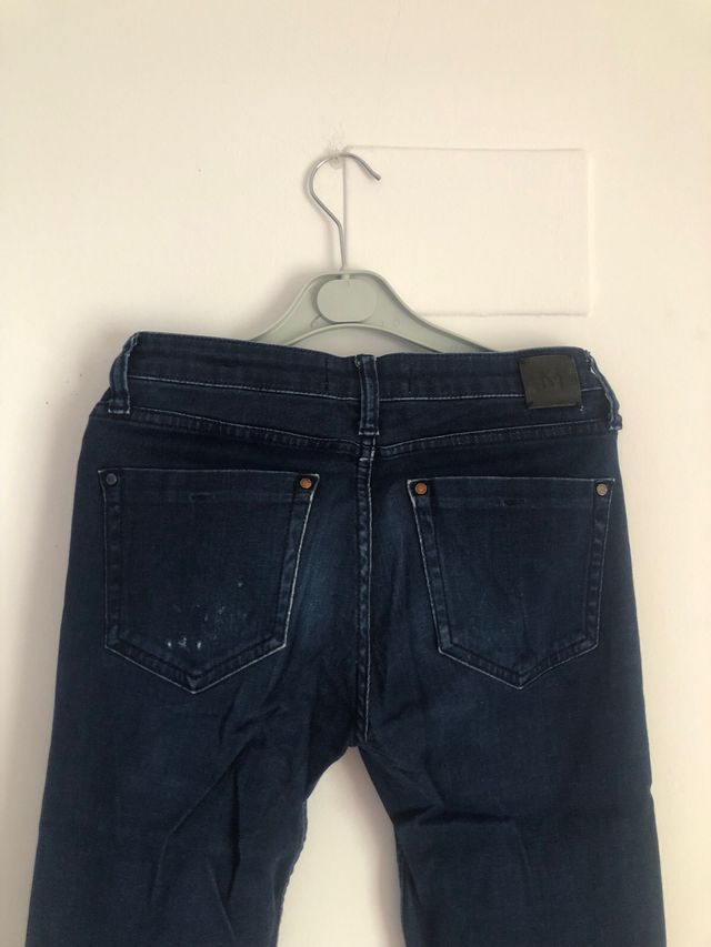 Pantalones tejanos largos Mango