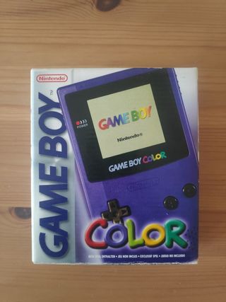 Game Boy Color + caja + juego. 