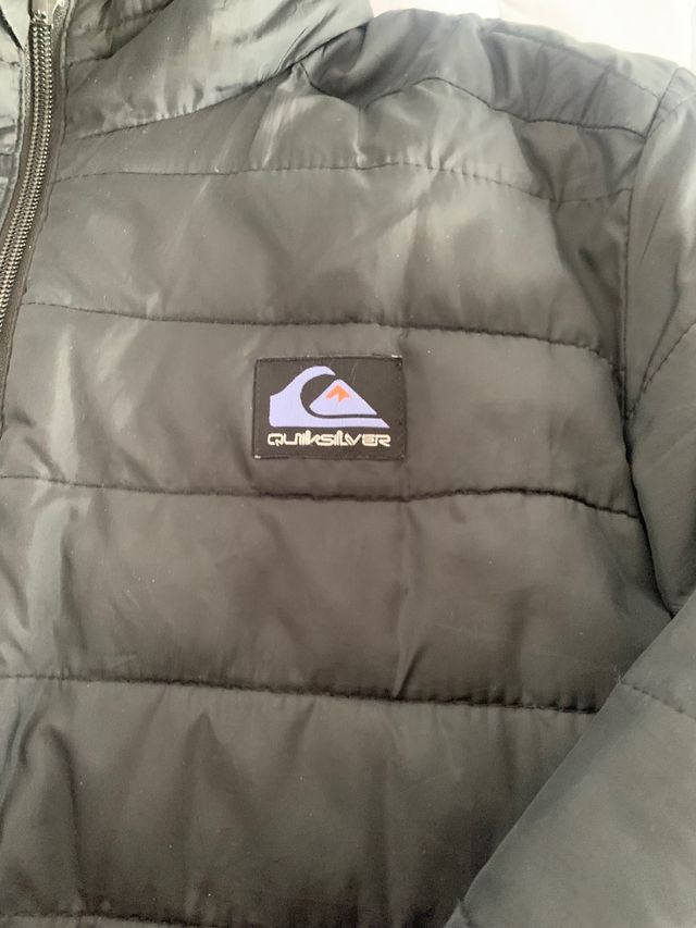 Cazadora reversible negra y verde Quiksilver