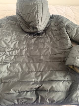 Cazadora reversible negra y verde Quiksilver