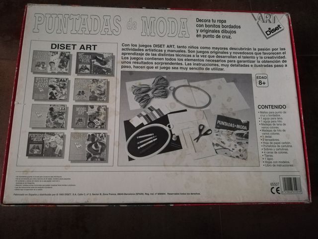 Juego años 90 puntadas de moda