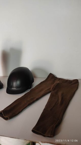 Casco, Botas, Mayas equitación