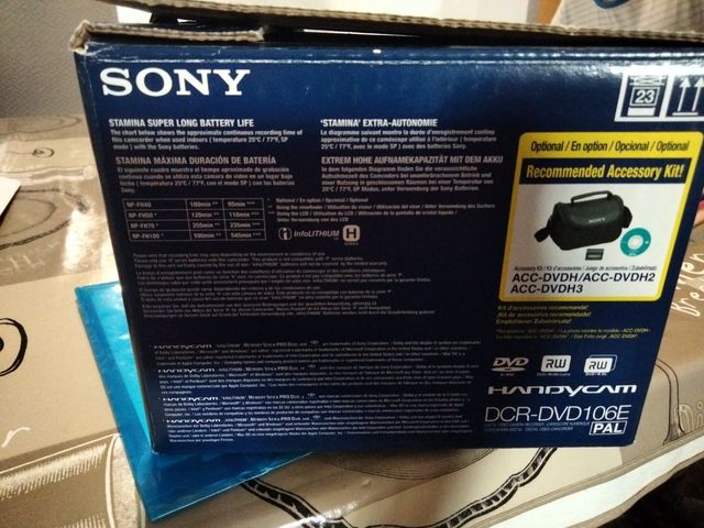 CÁMARA DE VIDEO SONY HANDCAM.