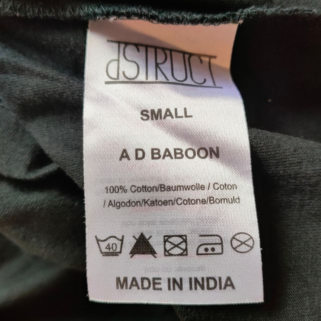 Camiseta estampado baboon