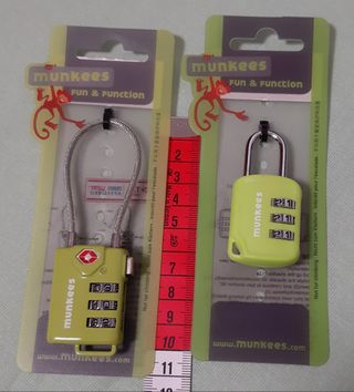2 lucchetti con combinazione