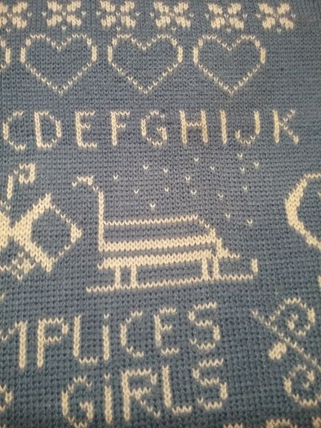 jersey navideño,vintage talla l/ xl,hay medida