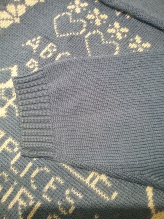 jersey navideño,vintage talla l/ xl,hay medida