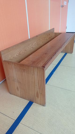 Banco comedor infantil de madera