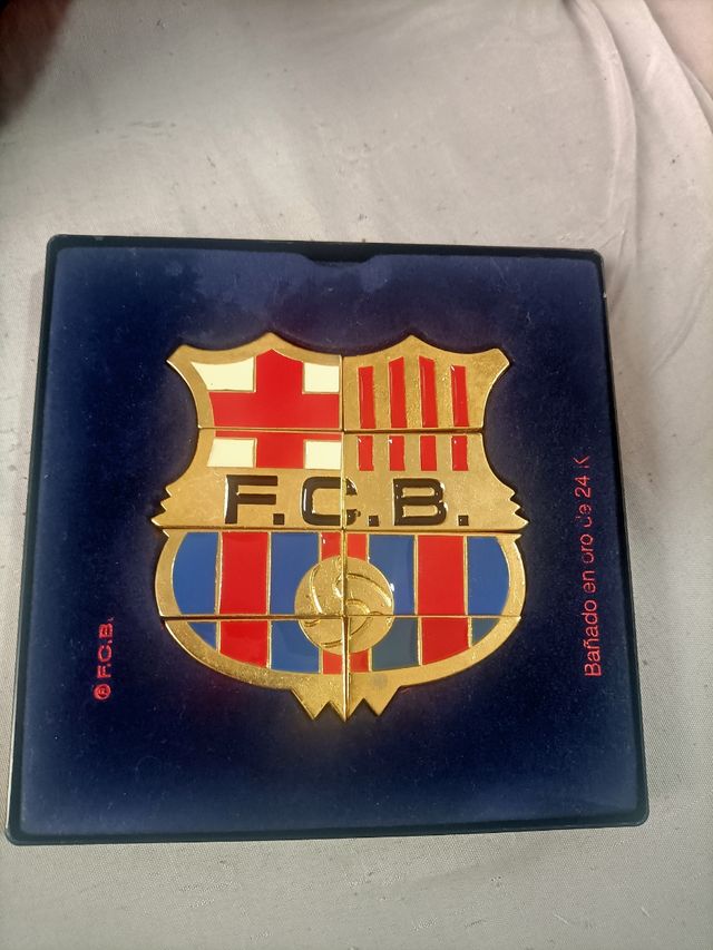 Colección pin f.c. Barcelona oro