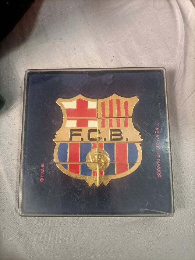 Colección pin f.c. Barcelona oro