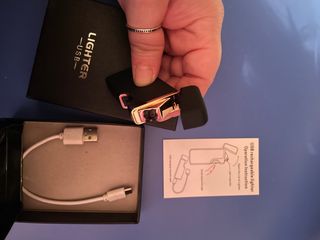 accendino elettronico doppio arco usb