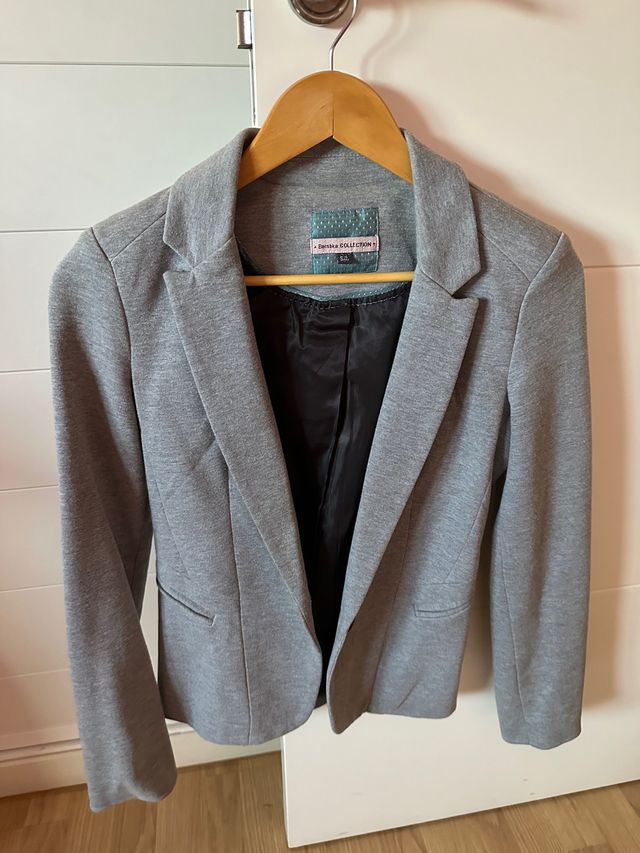 Blazer gris Bershka