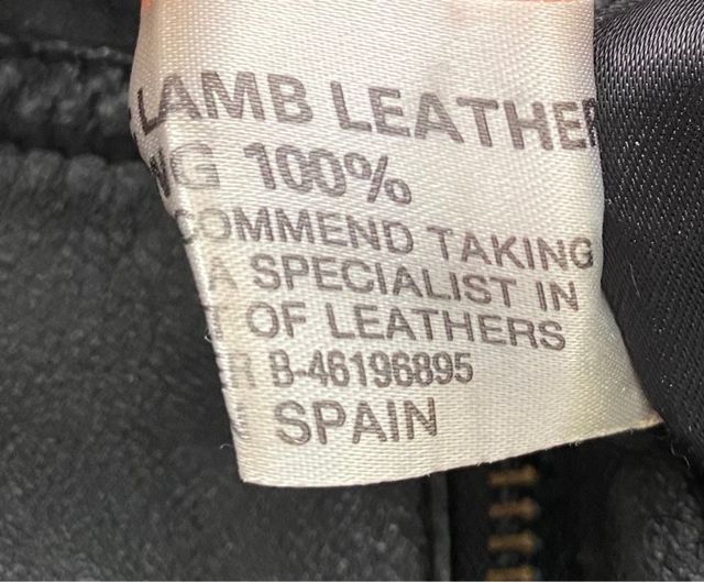 Pantalones de cuero 100%