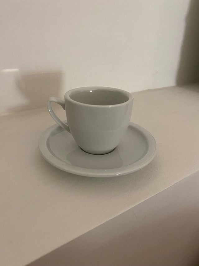 juego tazas de cafe con plato