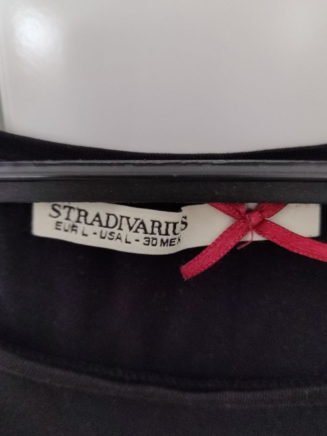 Camiseta negra estampado gato