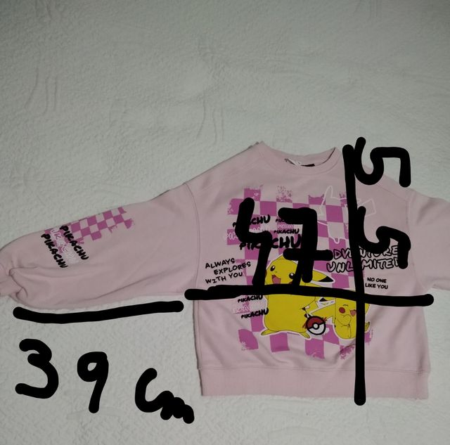 Sudadera niña Pikachu