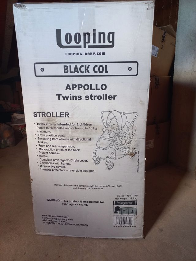 Carrito Paseo Gemelar