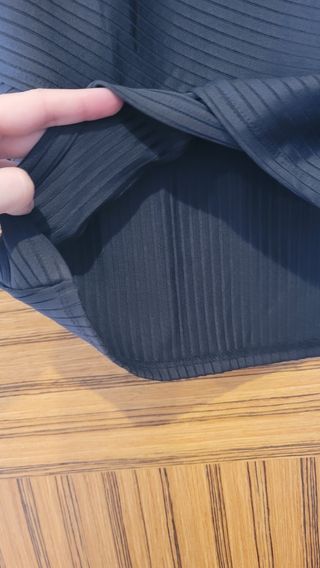 Falda tubo canalé H&M
