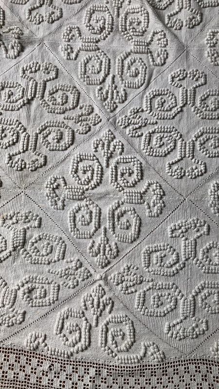 Copriletto matrimoniale pizzo merletto uncinetto