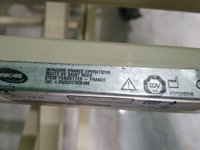 Cama eléctrica geriatría