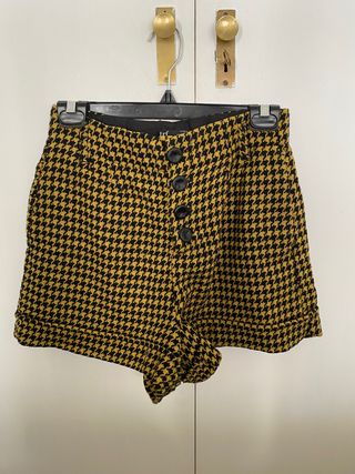 bermudas pata de gallo zara